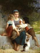 Emile Munier The New Pets painting